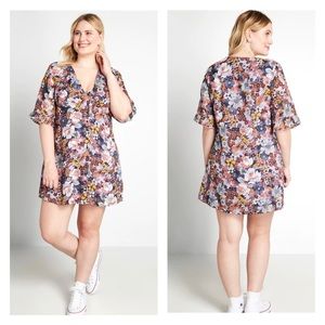 MODCLOTH Floral Daytime Darling Mini Dress 6